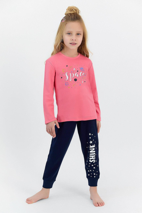 2565 Garson Space Kız Çocuk Pijama Takımı