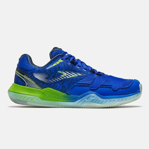 TPOIS2604AC Point Toprak & Sert Kort Erkek Tenis Ayakkabısı Mavi / Lime Yeşili