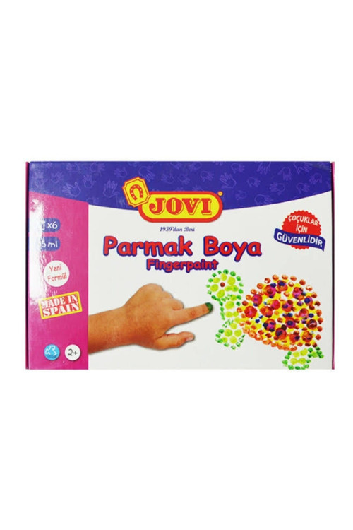 546 - 6x40 Ml Kutulu Parmak Boya (6 Renk)