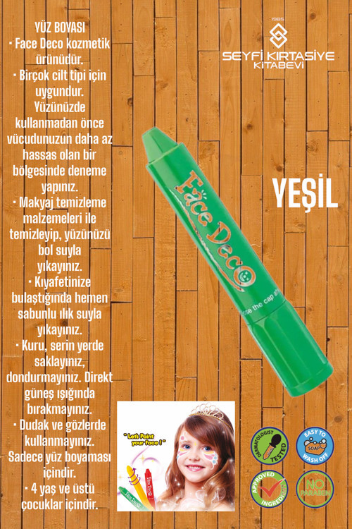 FACE TİME YÜZ BOYASI TEK RENK RUJ MODEL %100 SAĞLIĞA UYGUN CE VE AP BELGELİ AMOS ÜRETİM YERİ KORE