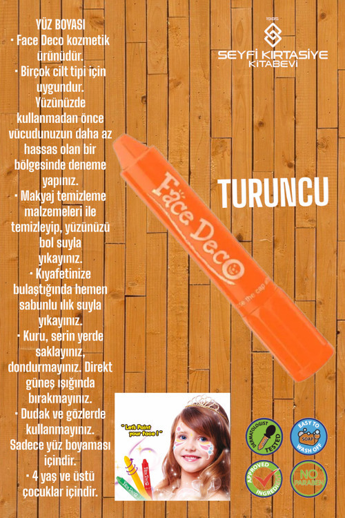 FACE TİME YÜZ BOYASI TEK RENK RUJ MODEL %100 SAĞLIĞA UYGUN CE VE AP BELGELİ AMOS ÜRETİM YERİ KORE