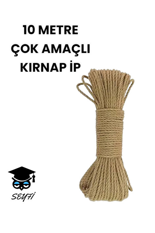 Çok Amaçlı Jüt Kırnap İpi 10 METRE