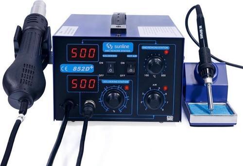 852D+ Brushless Sıcak Hava ve Lehimleme İstasyonu