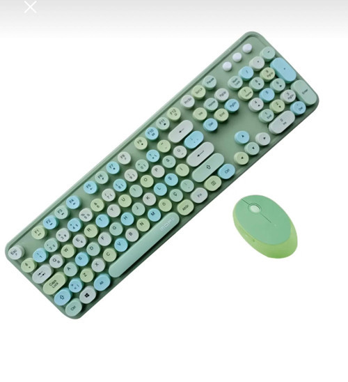 Mofii Zr513/Y Sweet Yeşil Klavye Mouse Set