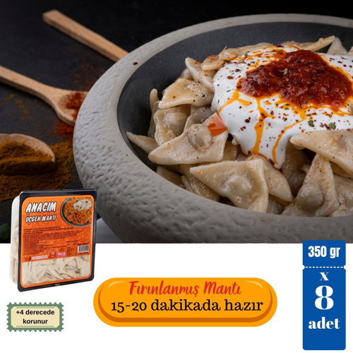 Anacım Eko Üçgen Mantı 8 x 350 gr