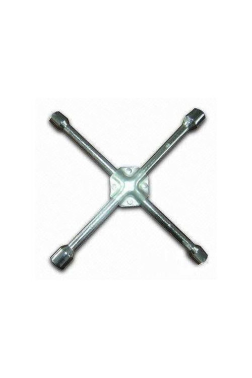 Istavroz Tipi (4-lü) 17-19-21-23 Mm Bijon Anahtarı Göbek Sacı Takviyeli 35cm, Çin Malı
