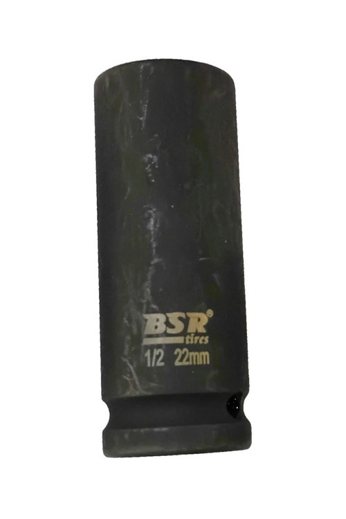 Darbeli lokma 1/2" -22mm derin boy=78mm havalı alet ve diğer kollara takılabilir. 1 adet