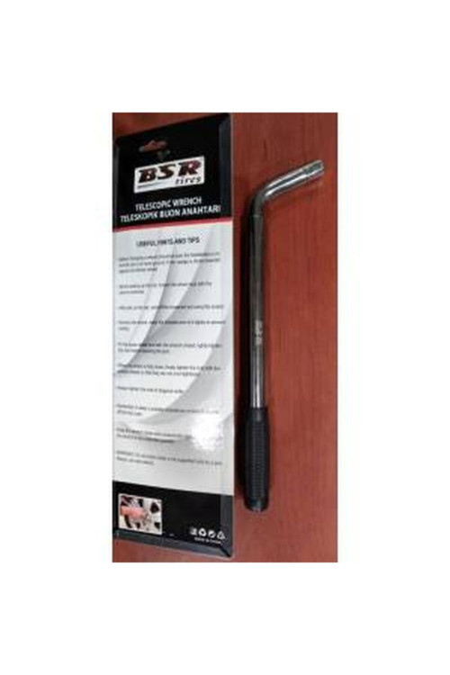 Teleskopik Bijon Anahtarı Bsr Marka 21- 23mm Lokmalı, 17mm Derin Lokma Ilaveli, Çin Malı , Boy 45cm