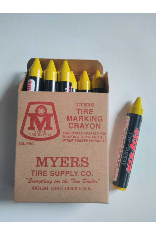 Lastik Tebeşiri Usa Myers Marka Sarı 12adet/pk