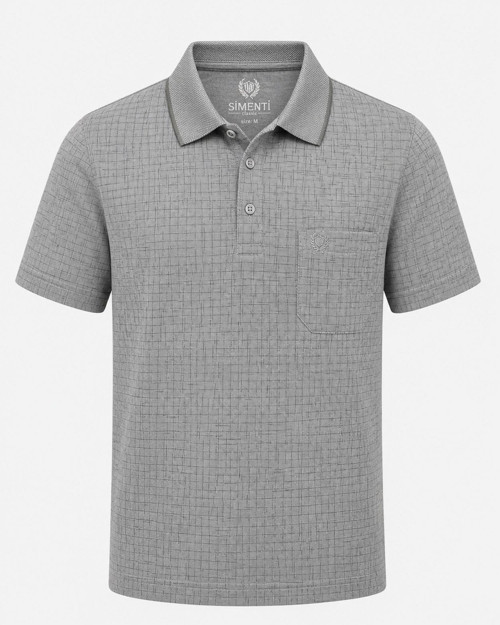 Polo Yaka Klasik Fit Kısa Kol Erkek Tişört 7653