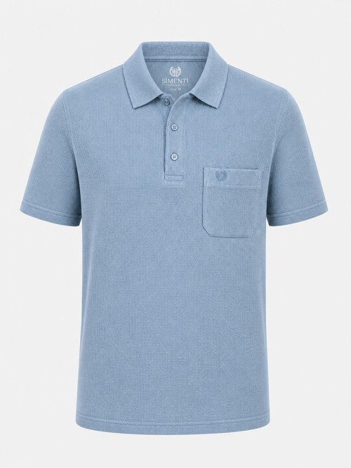 Polo Yaka Klasik Fit Kısa Kol Erkek Cepli Tişört 7648