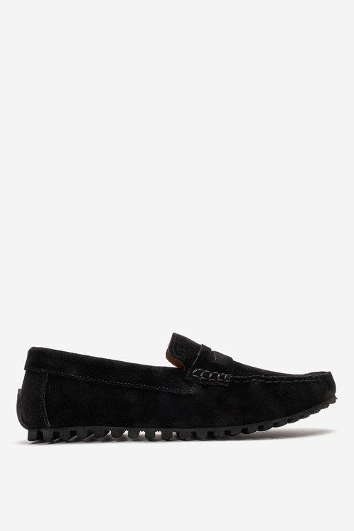 Erkek Loafer Ayakkabı Gerçek Deri MC 7341 SİYAH