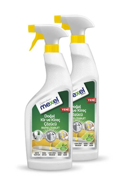 Doğal Banyo Tuvalet Kir Ve Kireç Çözücü Lime Kokulu 750 ml 2'li