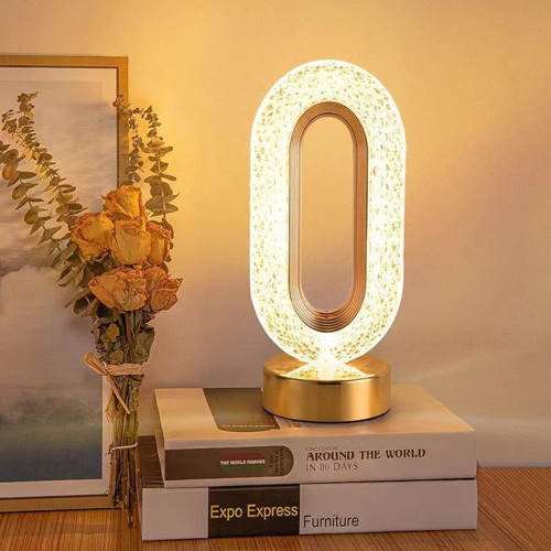 Kristal LED Masa Lambası Modern Minimalist Dekoratif Gece Lambası