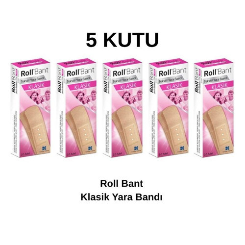 Bant Klasik Yara Bandı 10 Adet (5 Kutu)