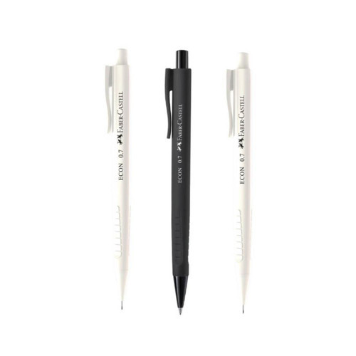 Faber-Castell Econ Versatil Kalem 0.7 / 1 SİYAH + 2 BEYAZ