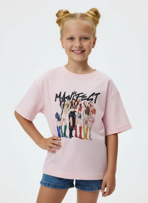 Manifest Kız Çocuk Tişört