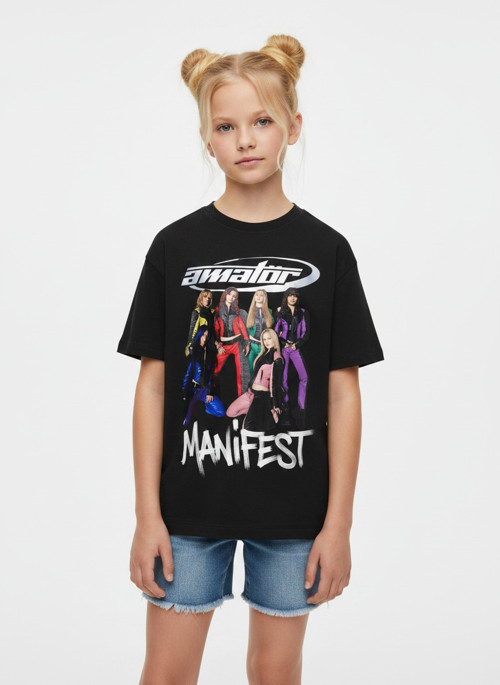 Manifest Kız Çocuk Tişört