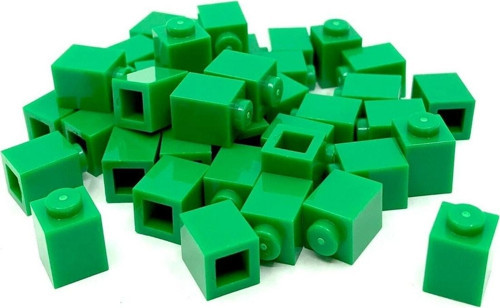Creator Aksesuar Custom Moc Brick 1 X 1 Yeşil Tuğla