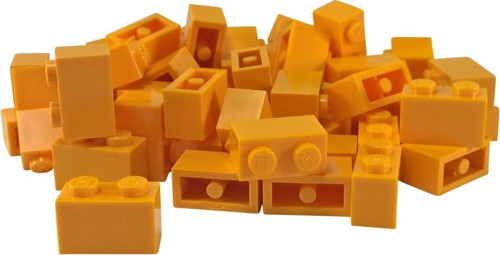 Creator Aksesuar Custom Moc Brick 1 X 2 Açık Turuncu Tuğla