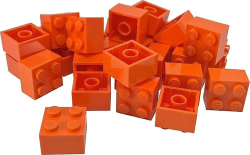 Creator Aksesuar Custom Moc Brick 2 X 2 Tuğla Turuncu