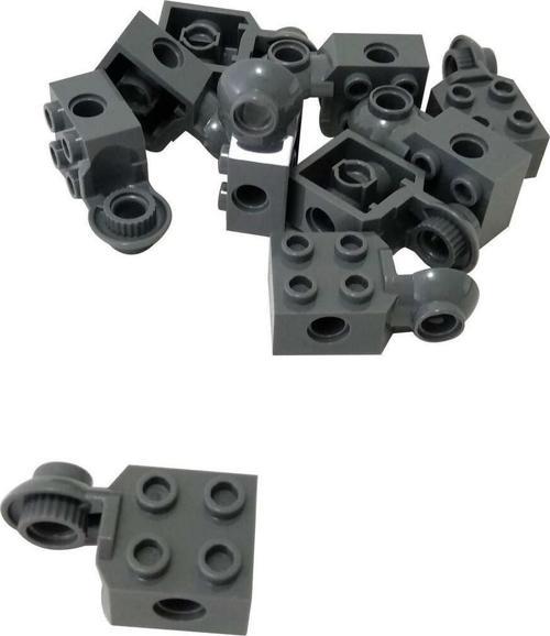 Aksesuar Technic Brick 2 x 2 Koyu Gri Joint Yarı Soket Eklem Tuğla