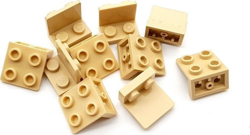 Creator Moc Ters Bağlantı Parçası Bracket 1 X 2 - 2 X 2 Taba