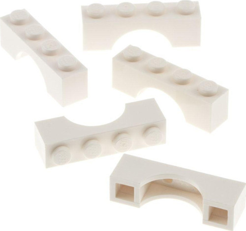 Creator Custom Moc Aksesuar Arch 1 X 4 Kemer Beyaz