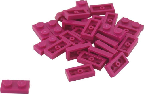 Creator Moc Custom Aksesuar Plate 1 X 2 Düz Tuğla Mercan