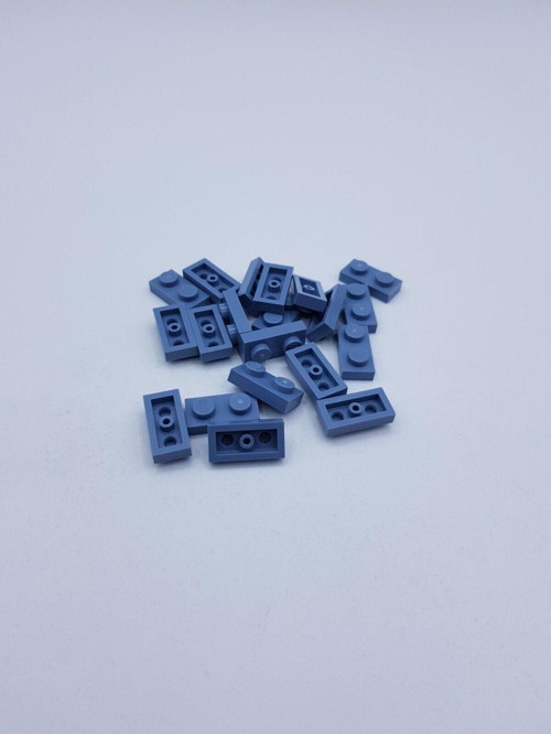 Creator Moc Custom Aksesuar Plate 1 X 2 Düz Tuğla Sand Blue