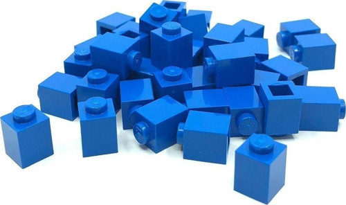 Creator Aksesuar Custom Moc Brick 1 X 1 Mavi Tuğla