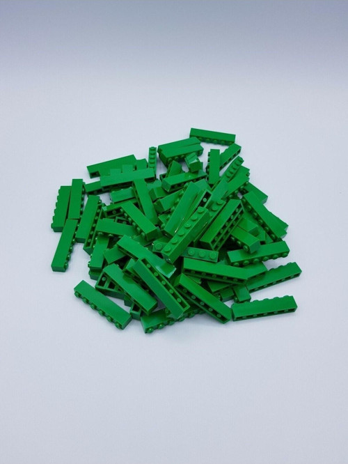 Creator Aksesuar Custom Moc Brick 1 X 6 Tuğla Yeşil