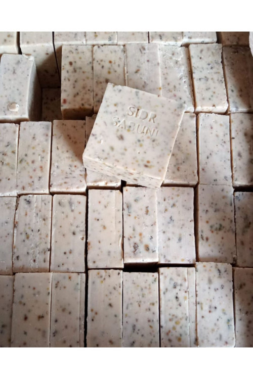Banyo Peeling Kesesi Hediyeli Doğal Sidr Sabunu