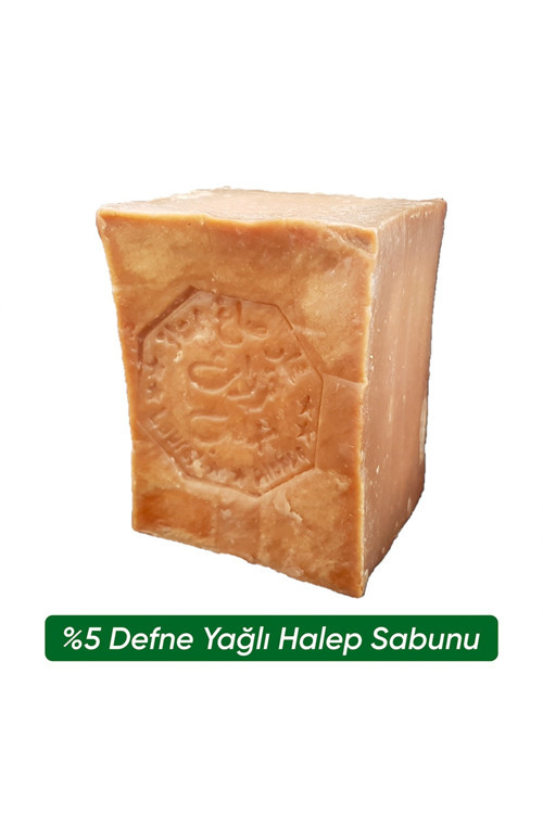 Doğal El Yapımı %5 Defne Yağlı Halep Sabunu (200Gr)