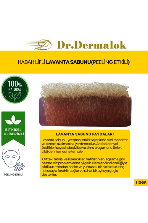 Kabak Lifli Lavanta Sabunu(Peeling Etkili)