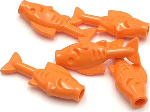 Aksesuar Moc Custom Animal Hayvan Fish Turuncu Balık