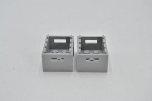 Orjinal Aksesuar Moc Custom Container Crate 3 X 4 X 1 Açık Gri Kasa Sandık