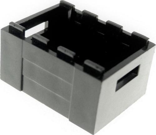 Orjinal Aksesuar Moc Custom Container Crate 3 X 4 X 1 Siyah Kasa Sandık