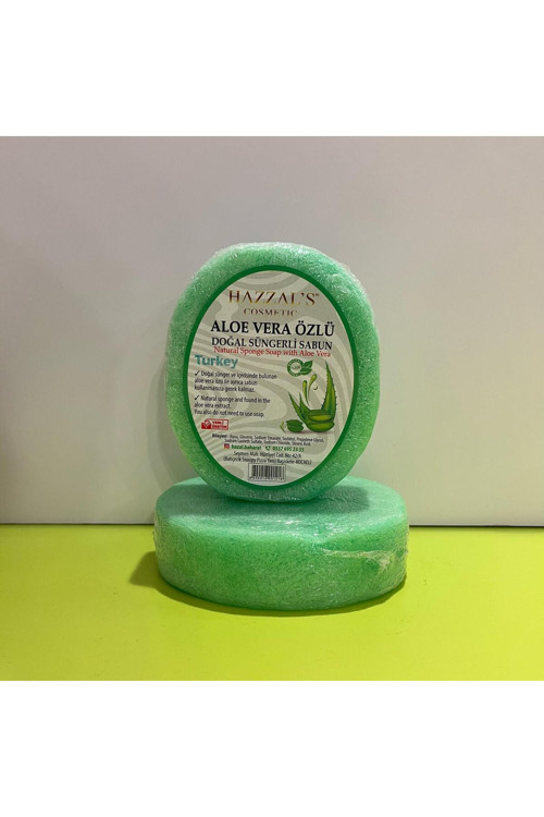 Aloe Vera Özlü Süngerli Sabun 120Gr X 2 Adet