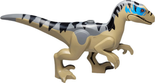 Aksesuar Moc Custom Hayvan Dinozor Animal Dinosaur Koyu Taba Velociraptor Jurassic World Park