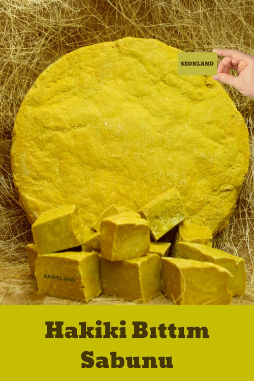 El Yapımı %100 Doğal Hakiki Siirt Bıttım Sabunu 1 Kg (1000 Gr)