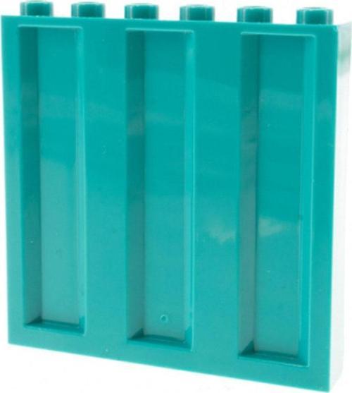 Orjinal Custom Aksesuar Creator Panel 1 X 6 X 5 Tuğla Oluklu Duvar Turkuaz