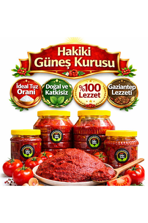 Antep Ev Yapımı Domates Salçası -Katkısız Doğal- 5 Kg
