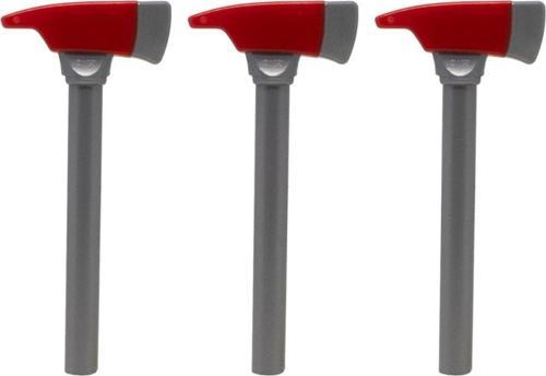 Orjinal Custom Moc Aksesuar Minifigür Axe Kırmızı Balta