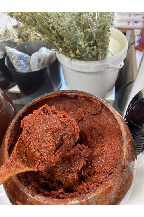 Köyden Gelen Acı Biber Salçası 1Kg