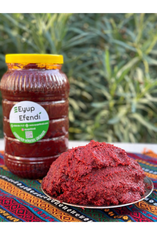 Antep Usulü Acı Biber Salçası Güneş Kurusu - 3 Kg ( Yeni Mahsül)