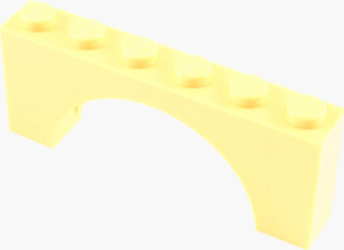Creator Custom Moc Aksesuar Arch 1 X 6 X 2 Kemer Açık Sarı