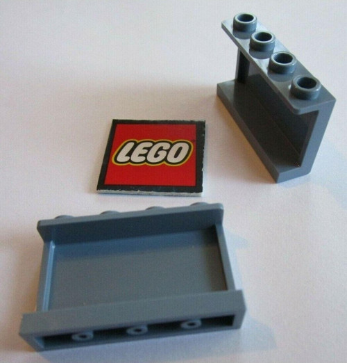 Creator Custom Moc Aksesuar Panel 1 X 4 X 2 Tuğla Duvar Sand Blue