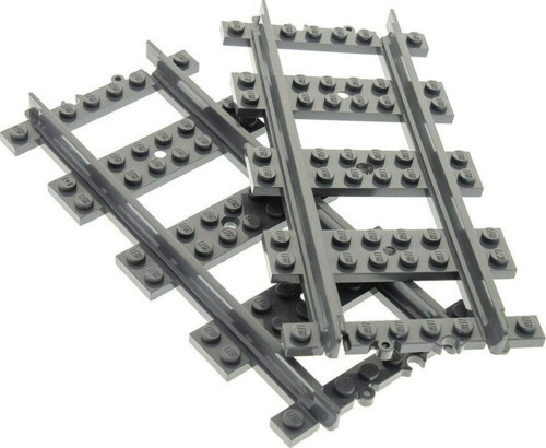 Orjinal Custom Moc Aksesuar Train Track (RC TRAİNS) Straight Düz Tren Rayı