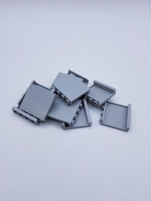Creator Moc Custom Aksesuar Panel 1 X 4 X 3 Tuğla Açık Gri